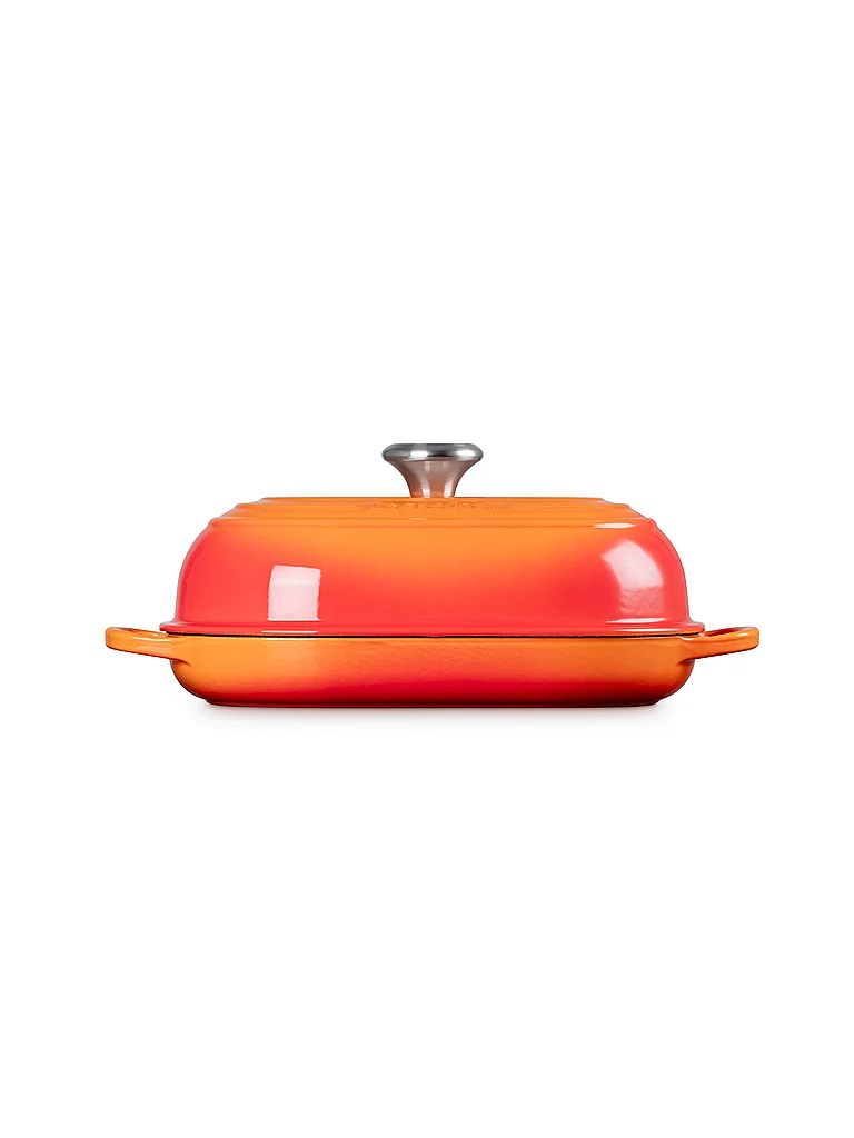 LE CREUSET Brot Bräter oval 29cm/1,4l SIGNATURE  Rojo Horno naranja